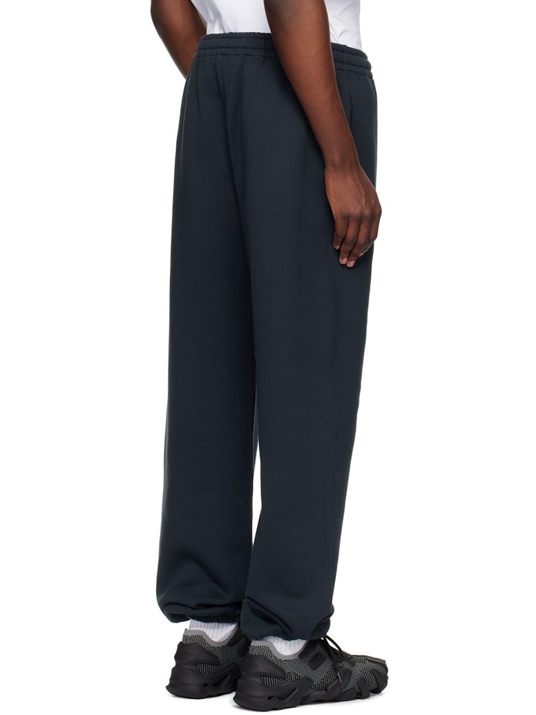 Black Pinched Logo Sweatpants - 3