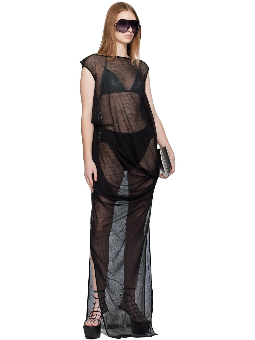 Black Concordians Nouveau Maxi Dress - 4