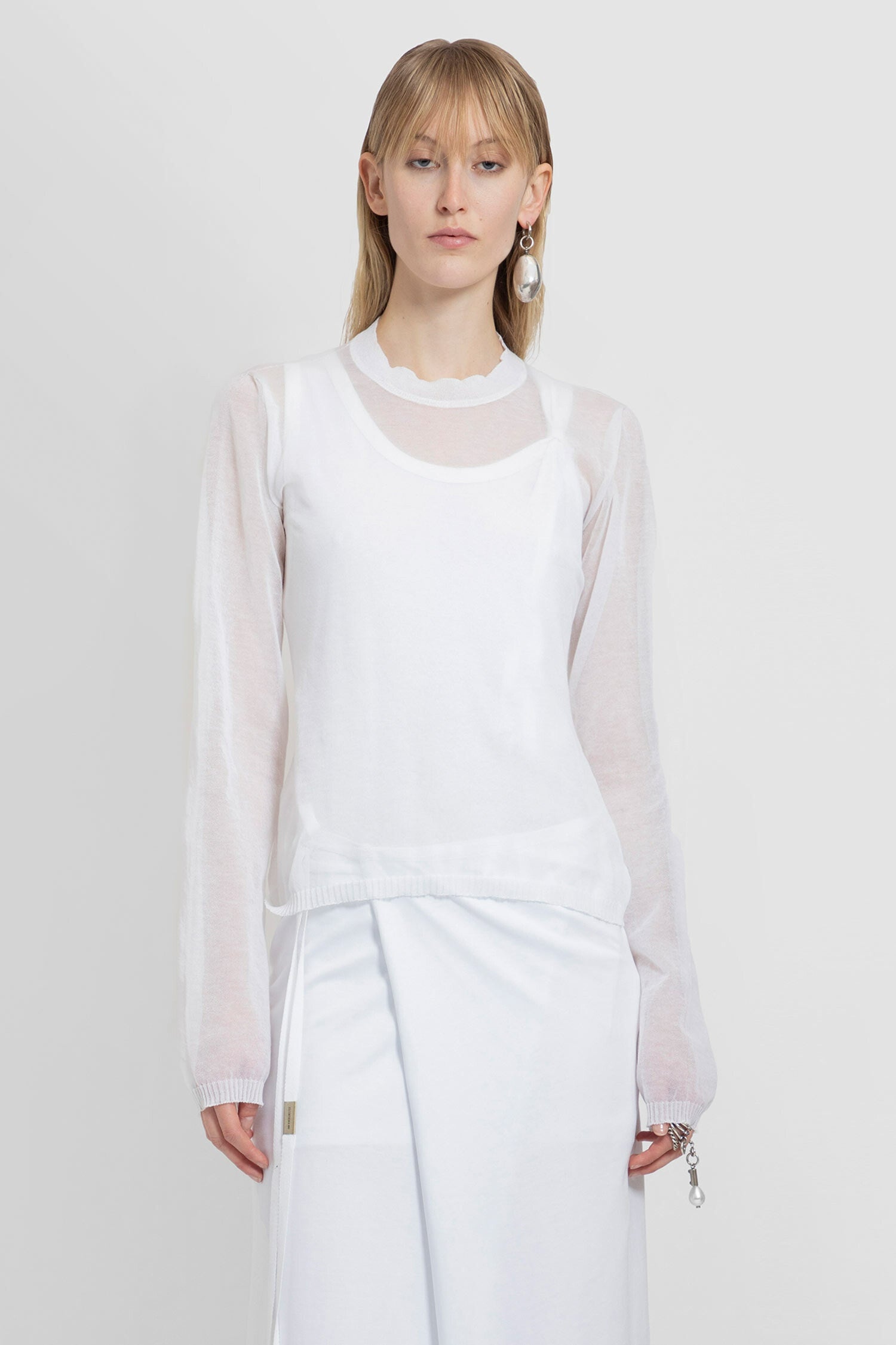 Betsy-Long-Sleeve-T-Shirt-In-Knit-Cotton-Voile - 1