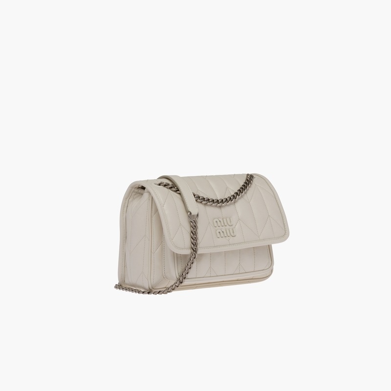 Shiny leather shoulder bag - 5