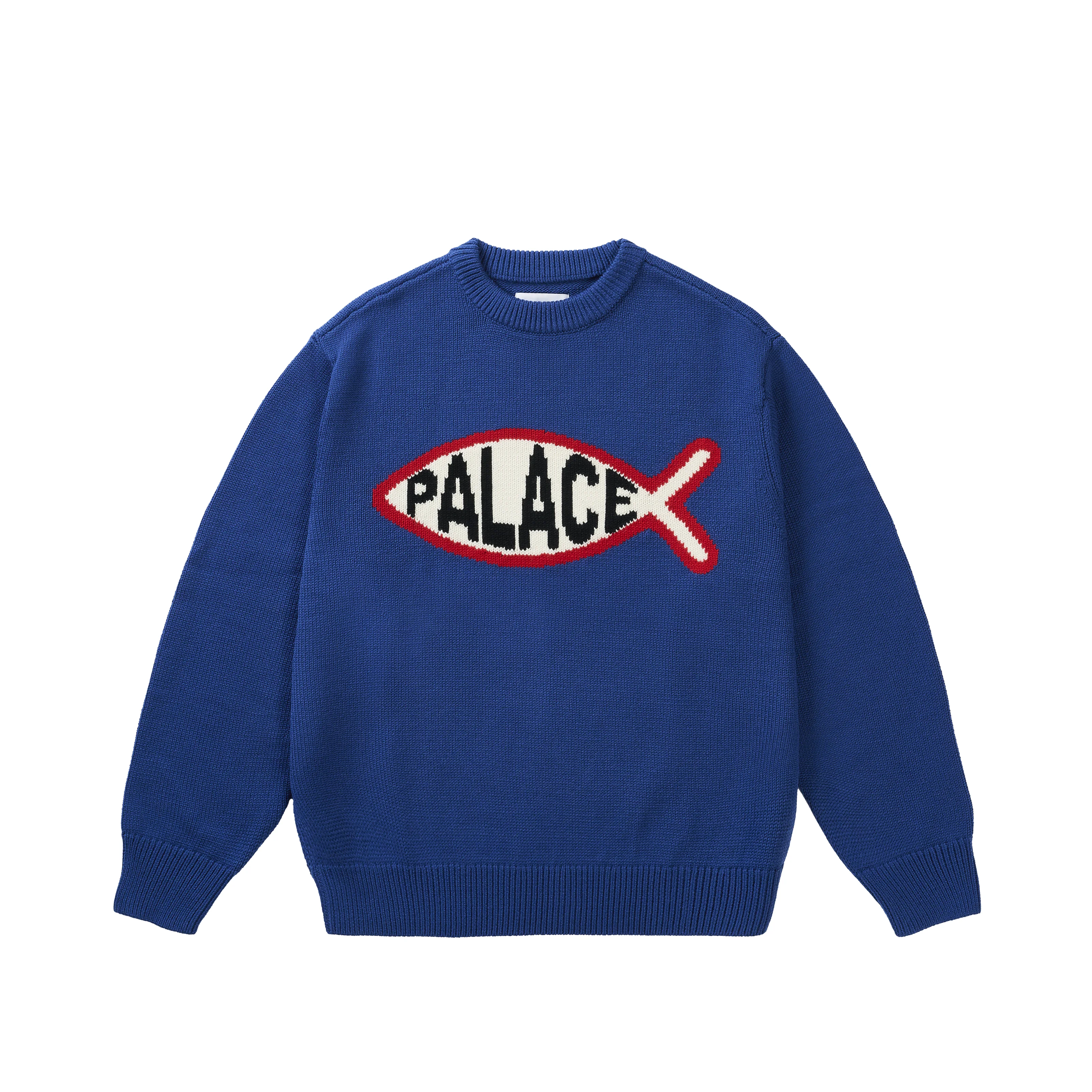 PLAICE KNIT BLUE - 1