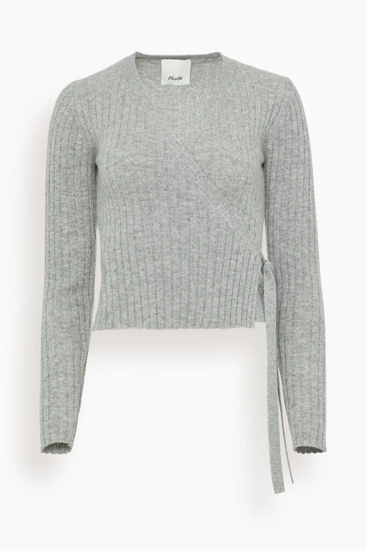 Wrap Cardigan in Heather Melange - 1