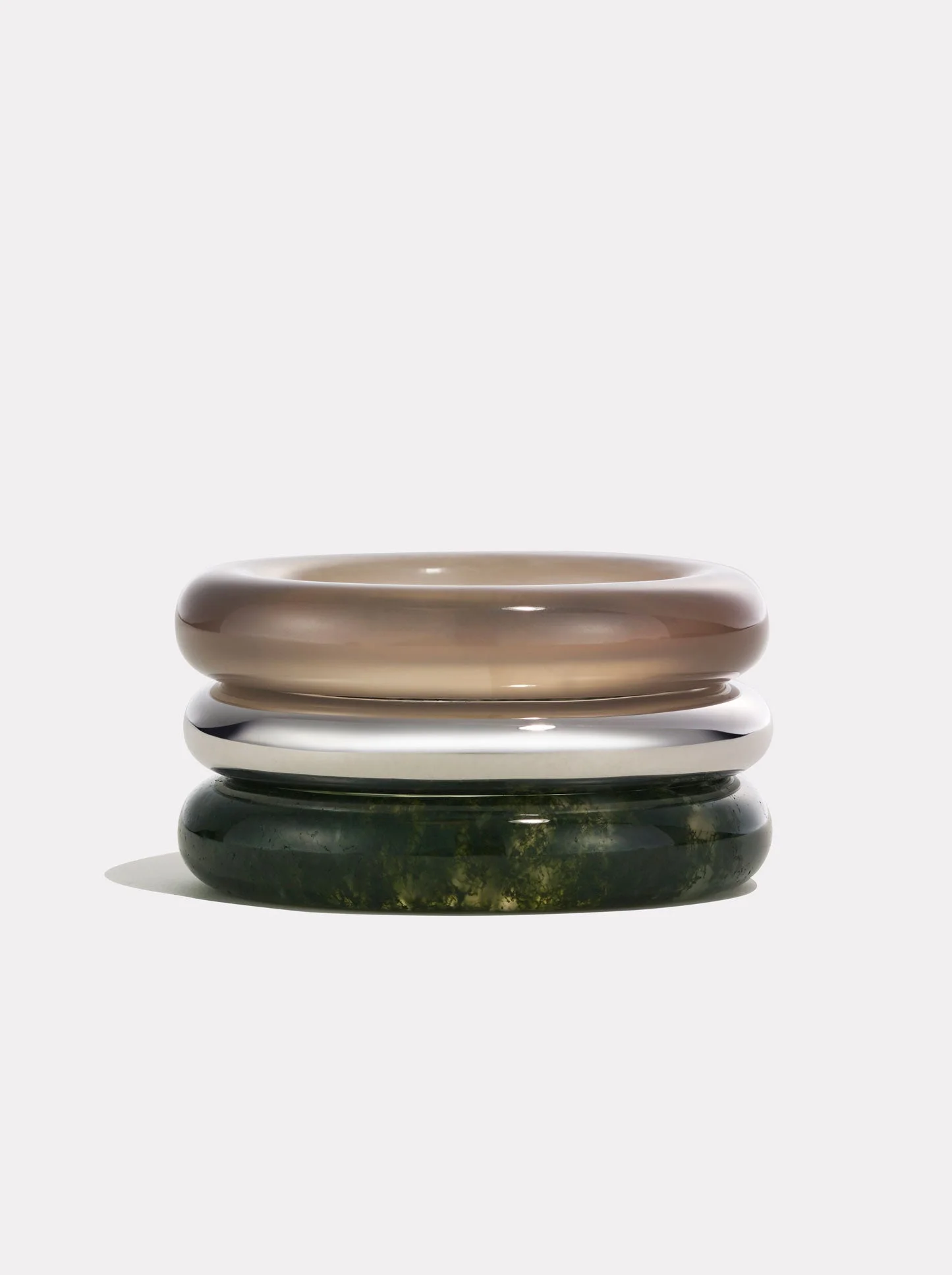 Stack_Stone Trilogy Stack | Moss Agate & Grey Agate - 1