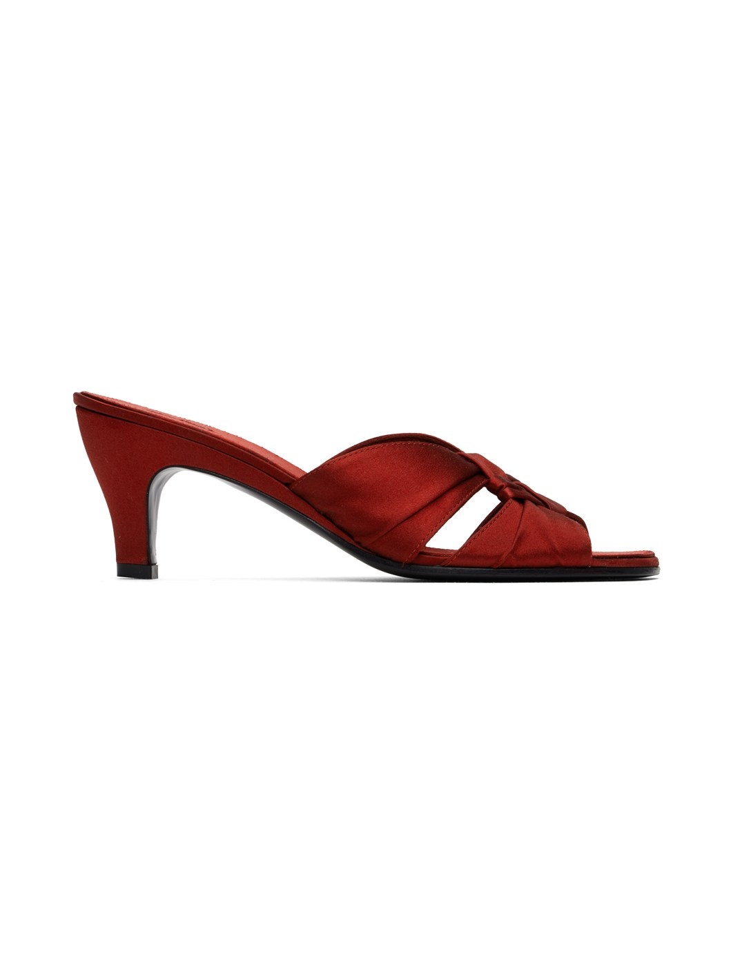 Red Soft Knot Pumps - 1