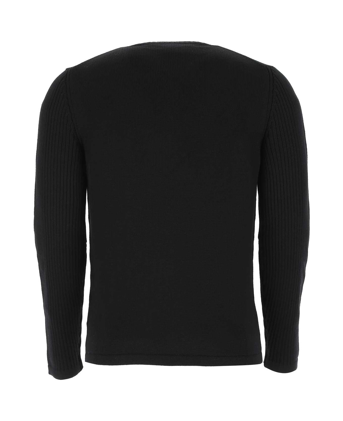 Black Wool Sweater - 2