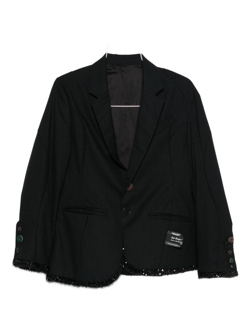 sequin-embellished blazer 1