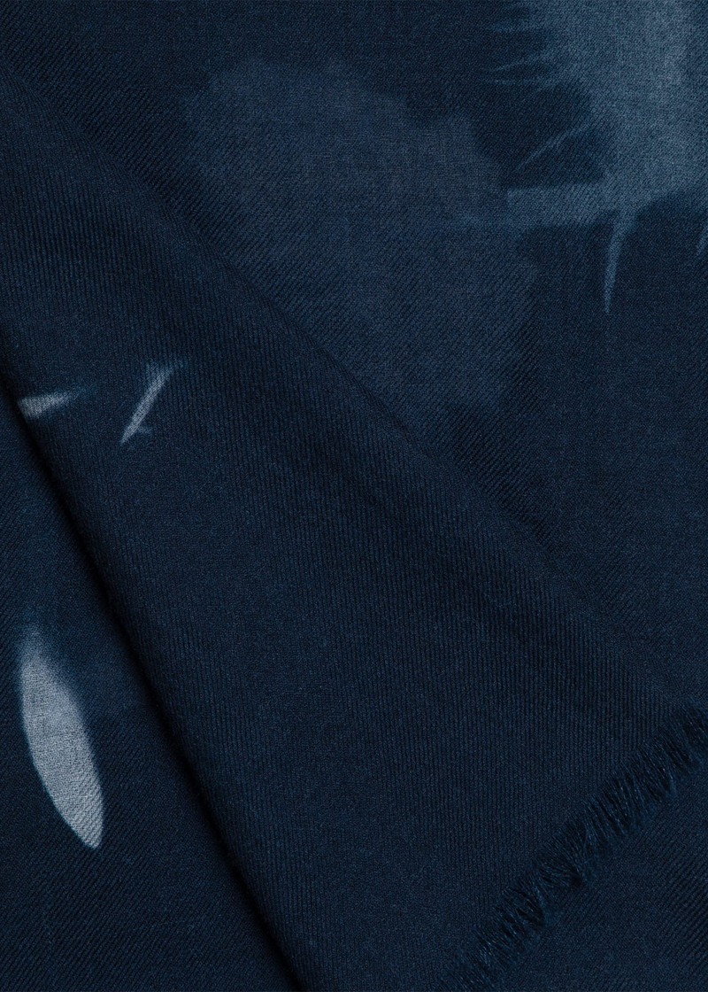 AKRIS Wildflower Print Cashmere Scarf outlook