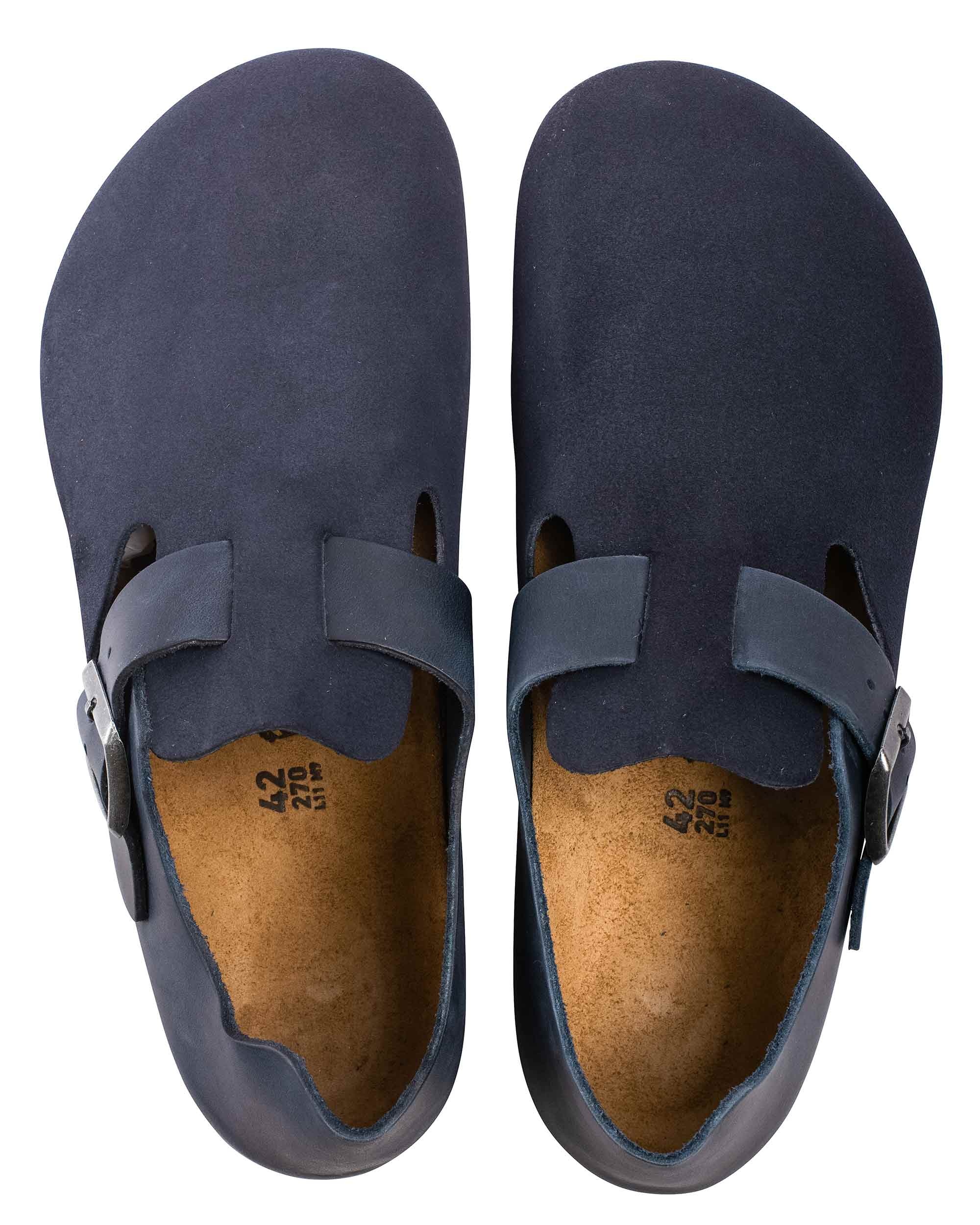 London Oiled Leather Suede Night Blue - 4
