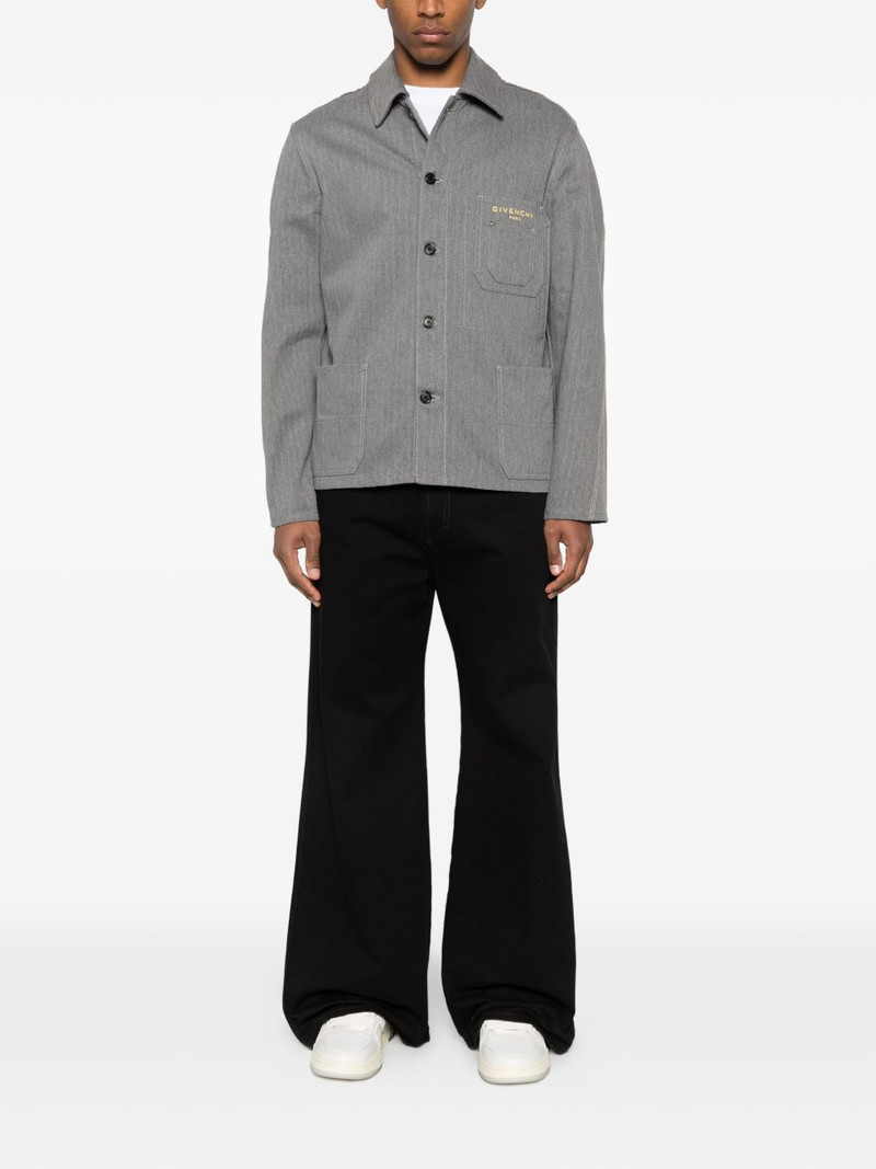 Givenchy pocket cotton shirt jacket outlook