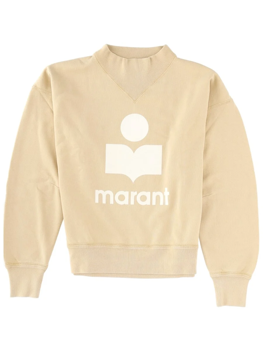 COTTON "MOBY" SWEATSHIRT WITH LOGO - 1