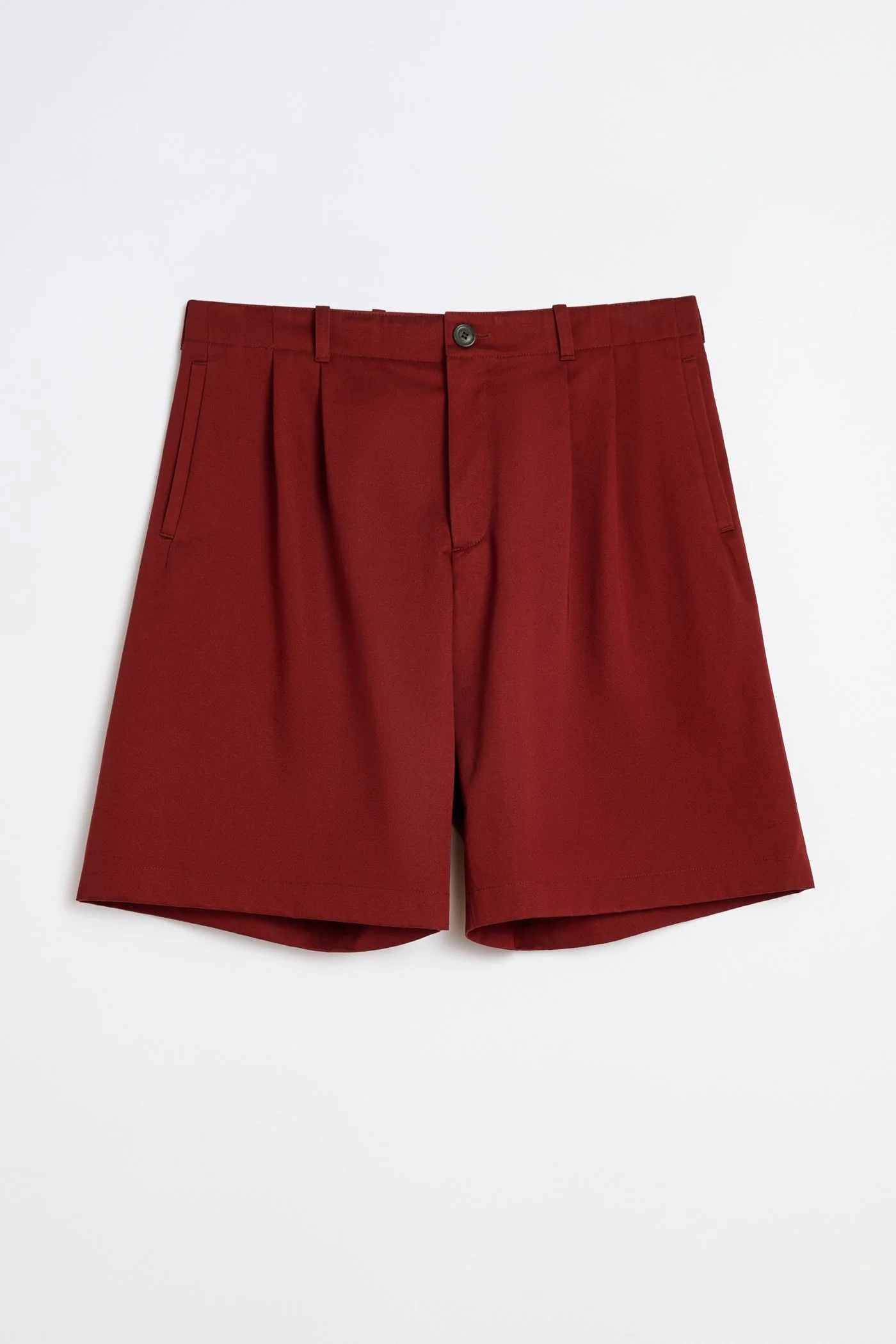 Ponte Shorts Profound Red Megatwist Twill - 1