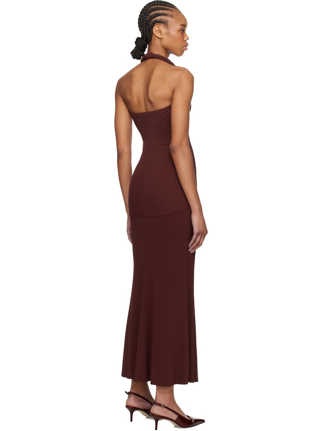 Burgundy Eleanor Maxi Dress - 3