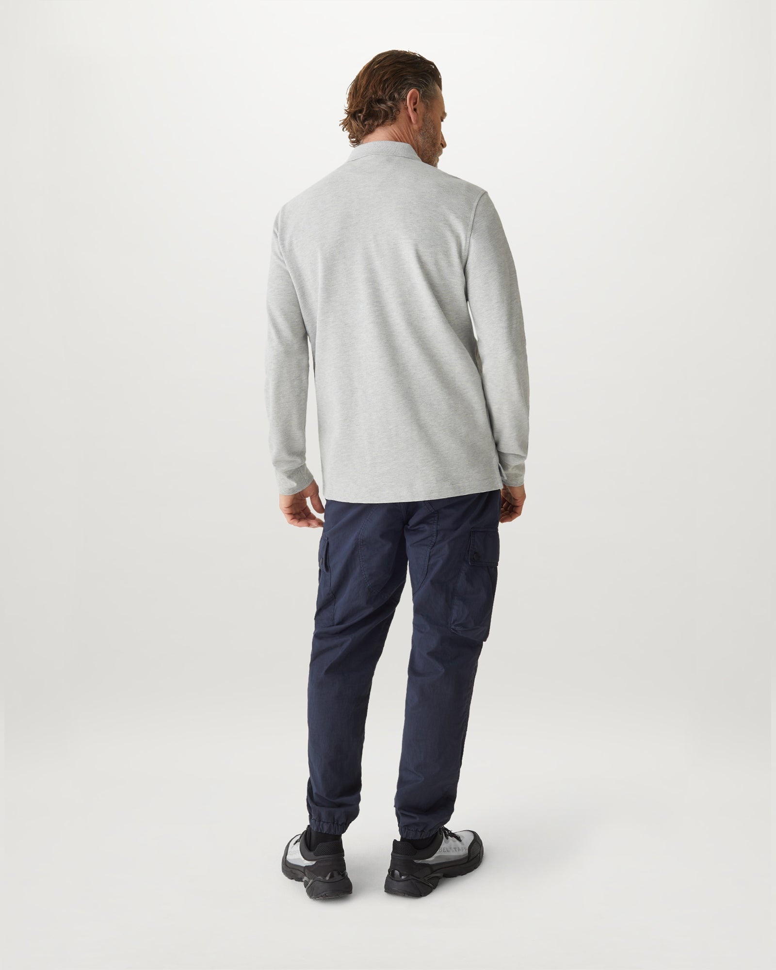 BELSTAFF LONG SLEEVED POLO - 4