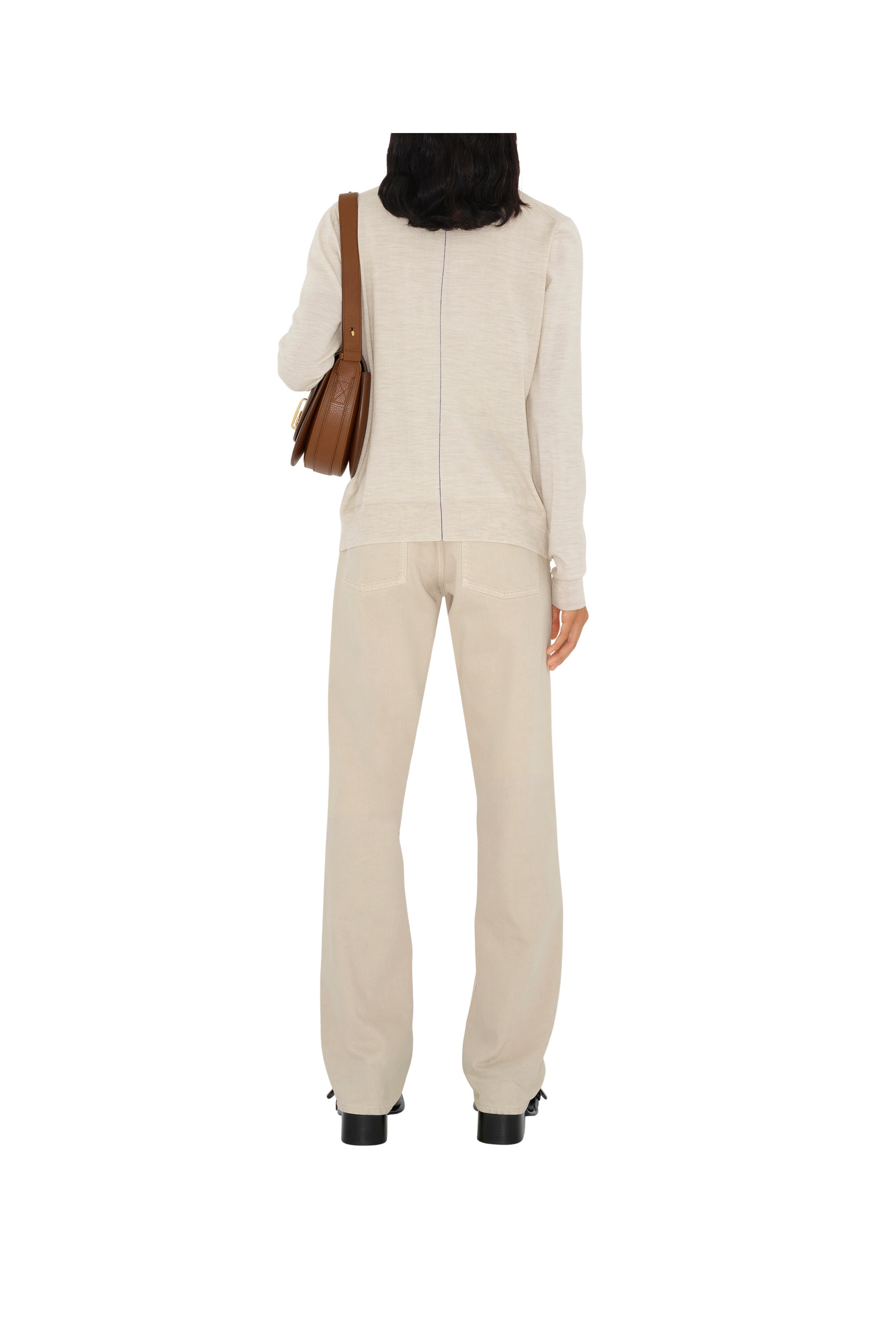 burberry Wool Cardigan in Nutmeg at Nordstrom - 4
