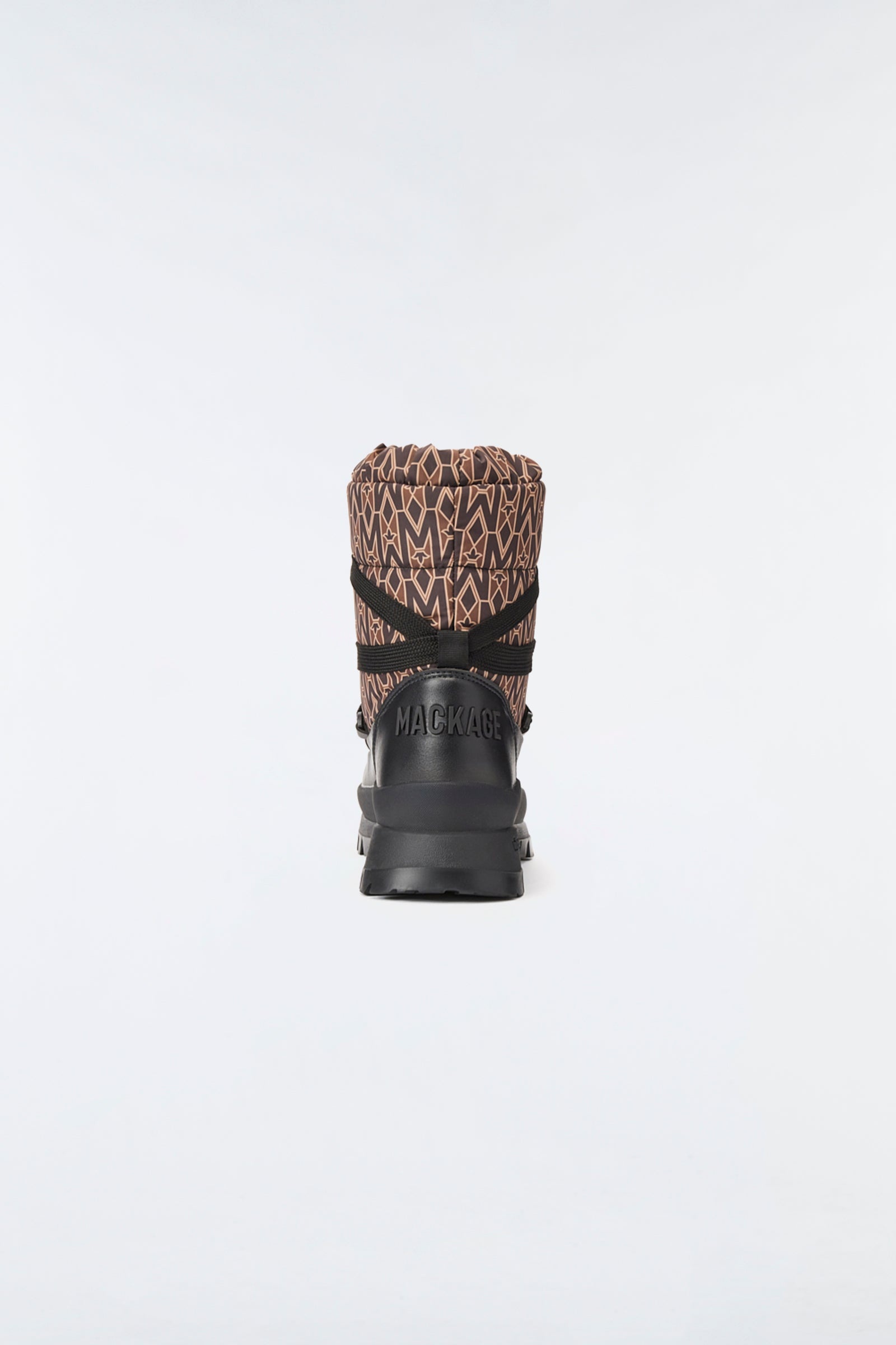 MACKAGE CONQUER Re-Stop monogram shearling-lined ankle boot