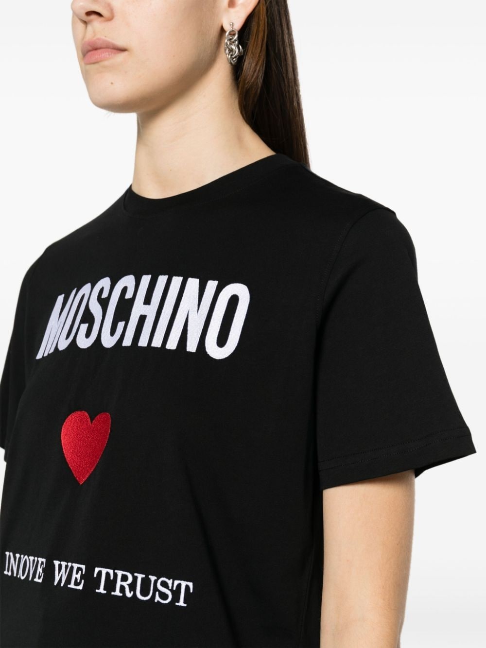 logo-print cotton T-shirt - 5