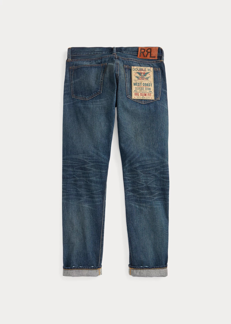 RRL by Ralph Lauren Slim Fit Ridgecrest Selvedge Jean outlook