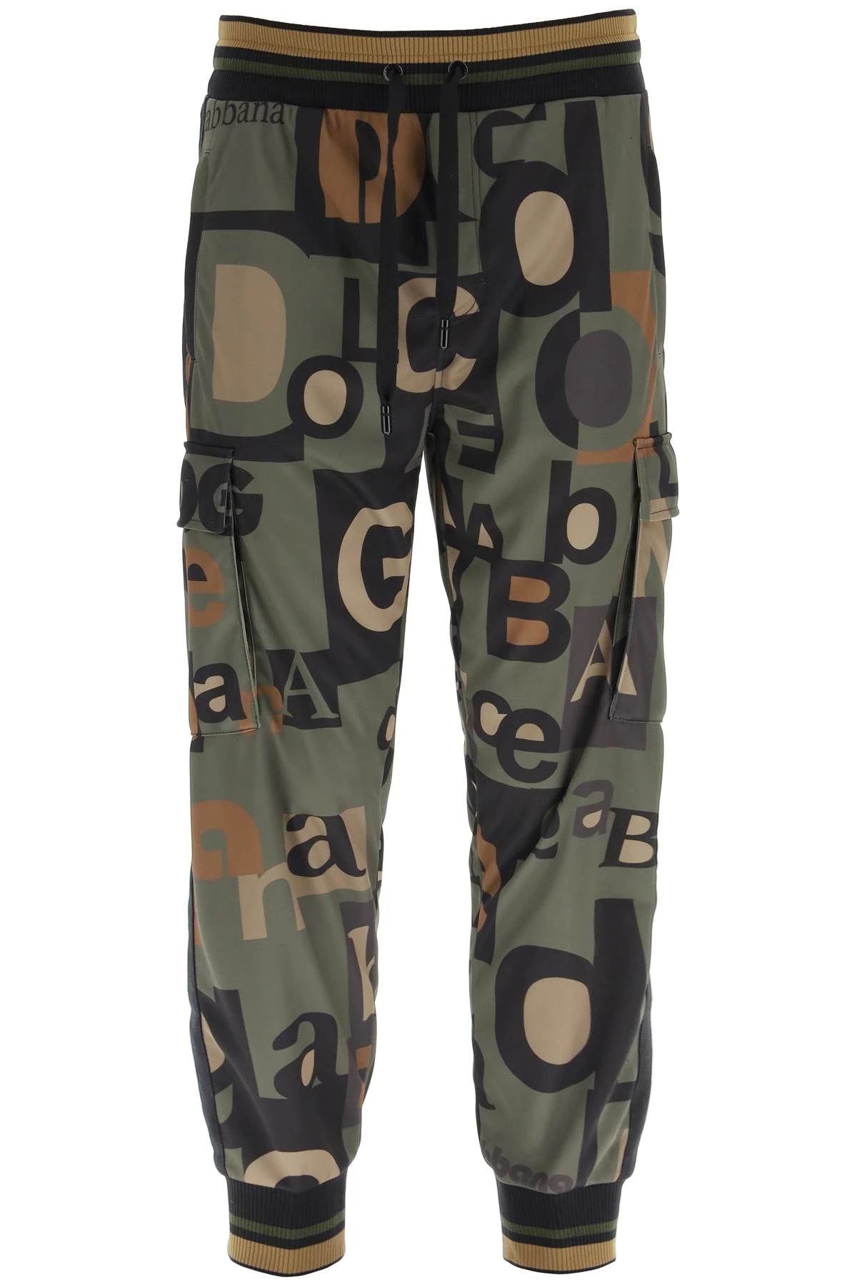 ALL-OVER LOGO JOGGERS - 1