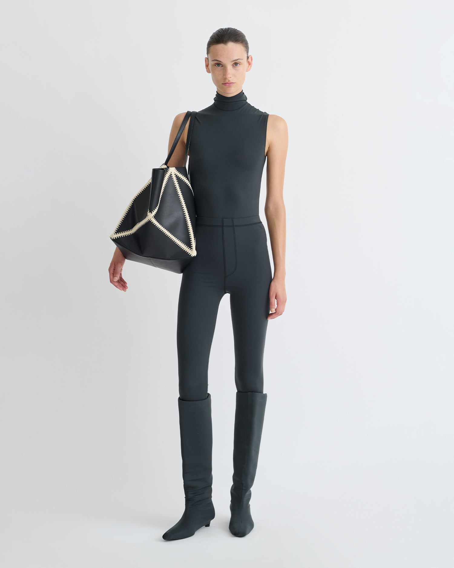 Elastic Jersey Bodysuit - 3