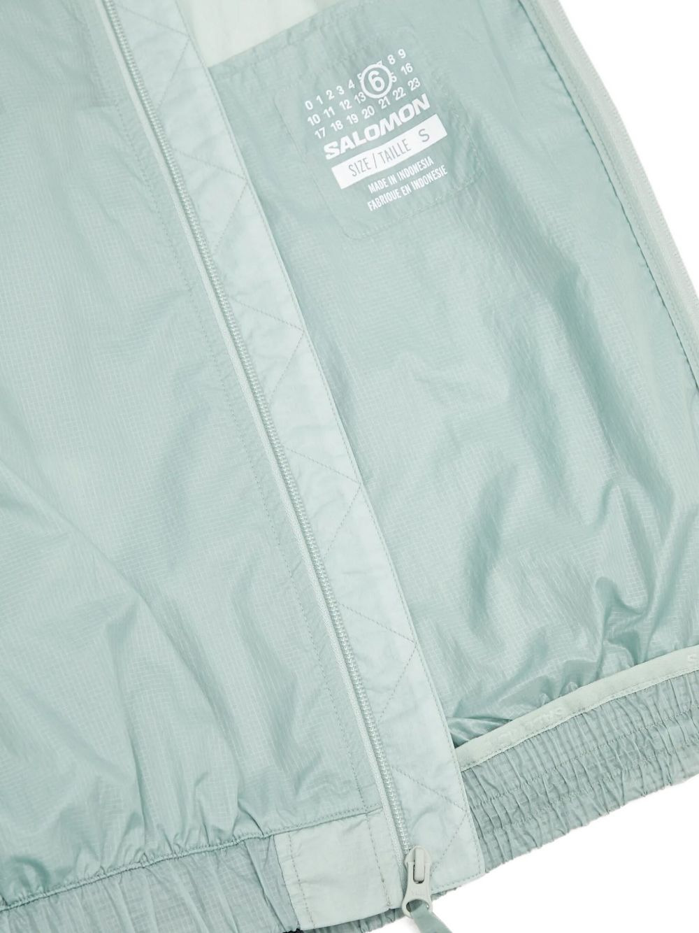 zip-fastening bomber jacket - 5