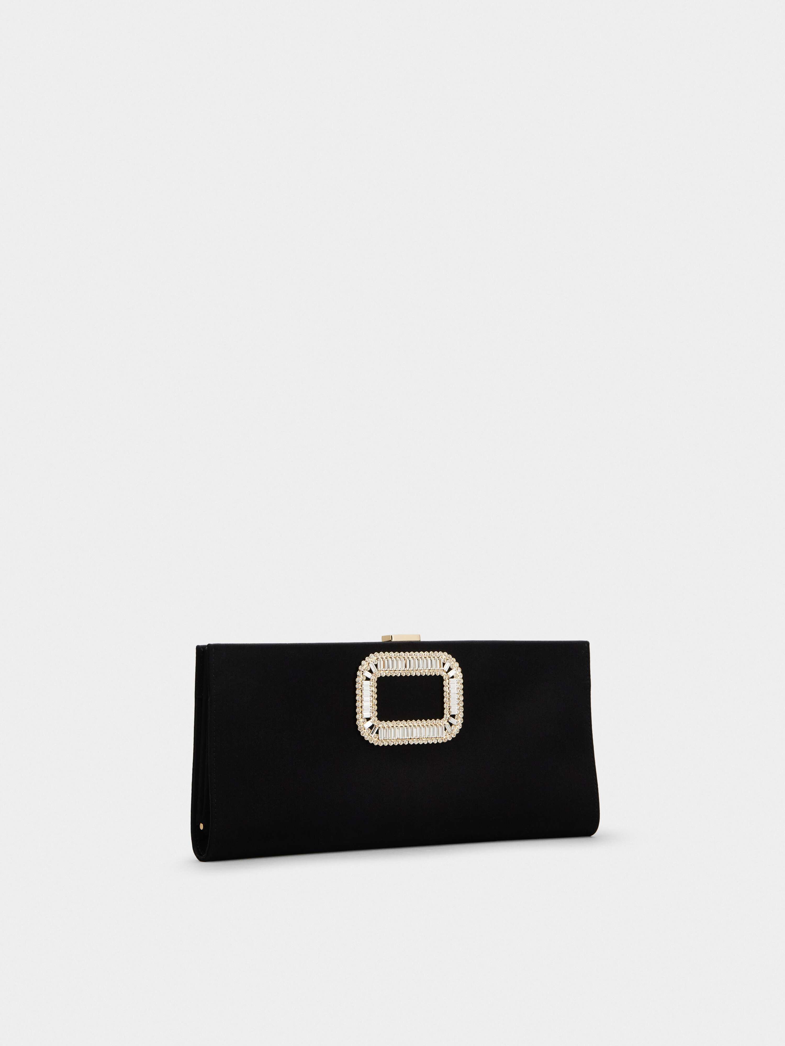 Pilgrim Buckle Clutch in Satin - 3