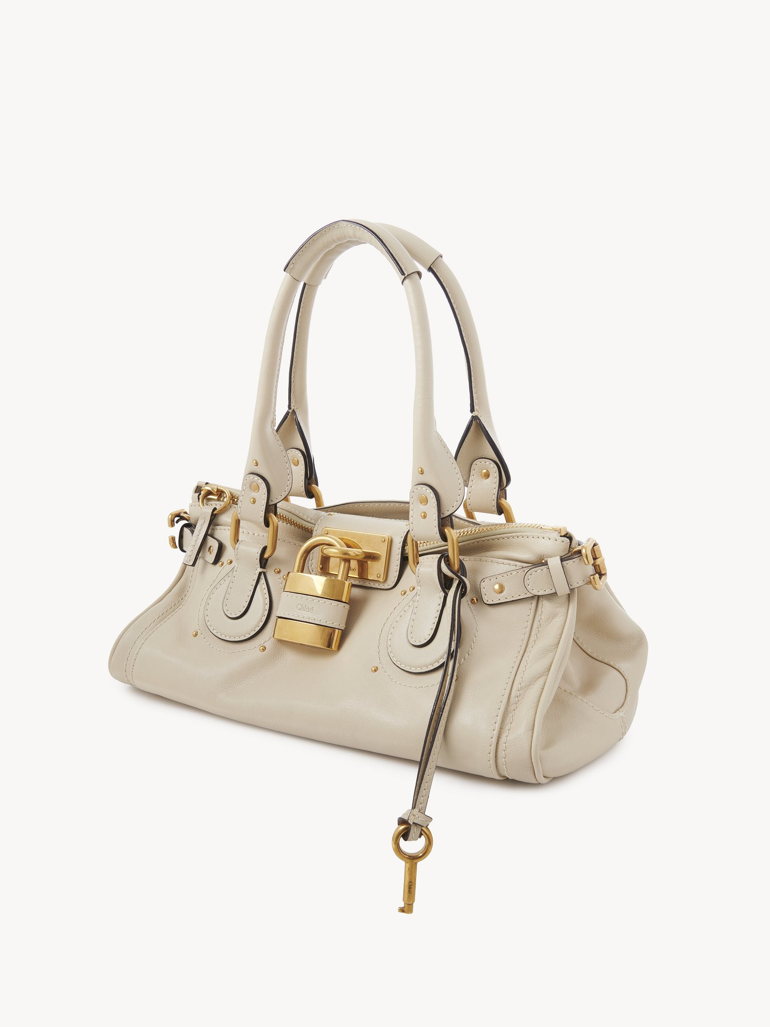 PADDINGTON BAG IN GRAINED LEATHER - 3