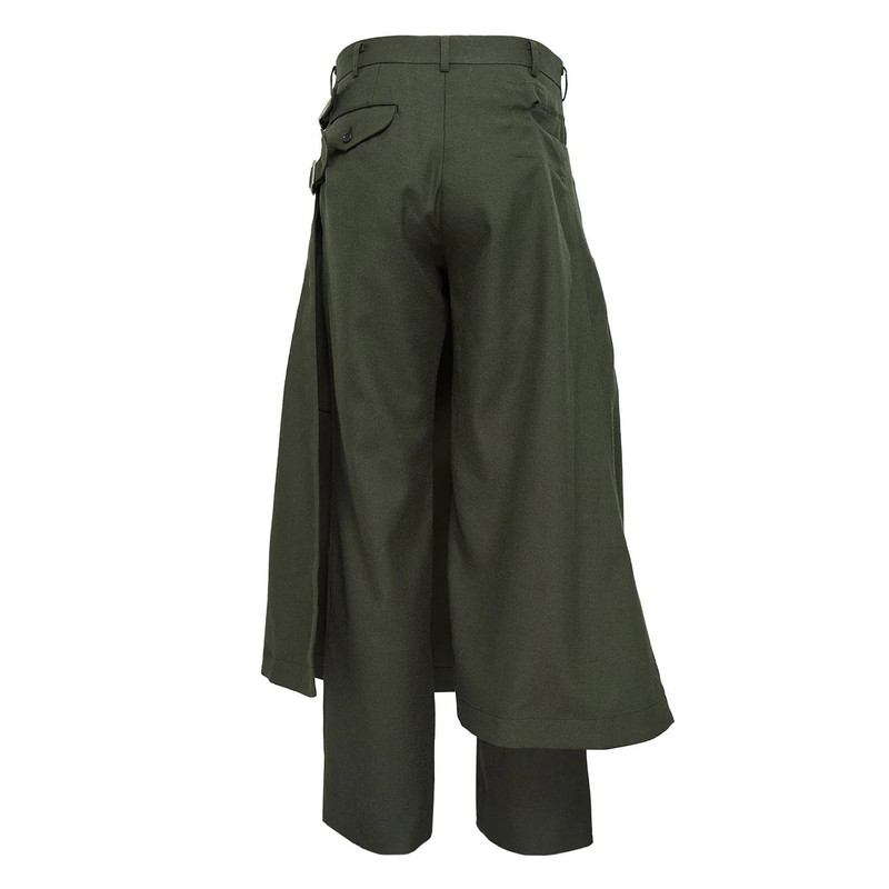 Comme des Garçons Homme Plus Wool Gariserge Layered Pants outlook