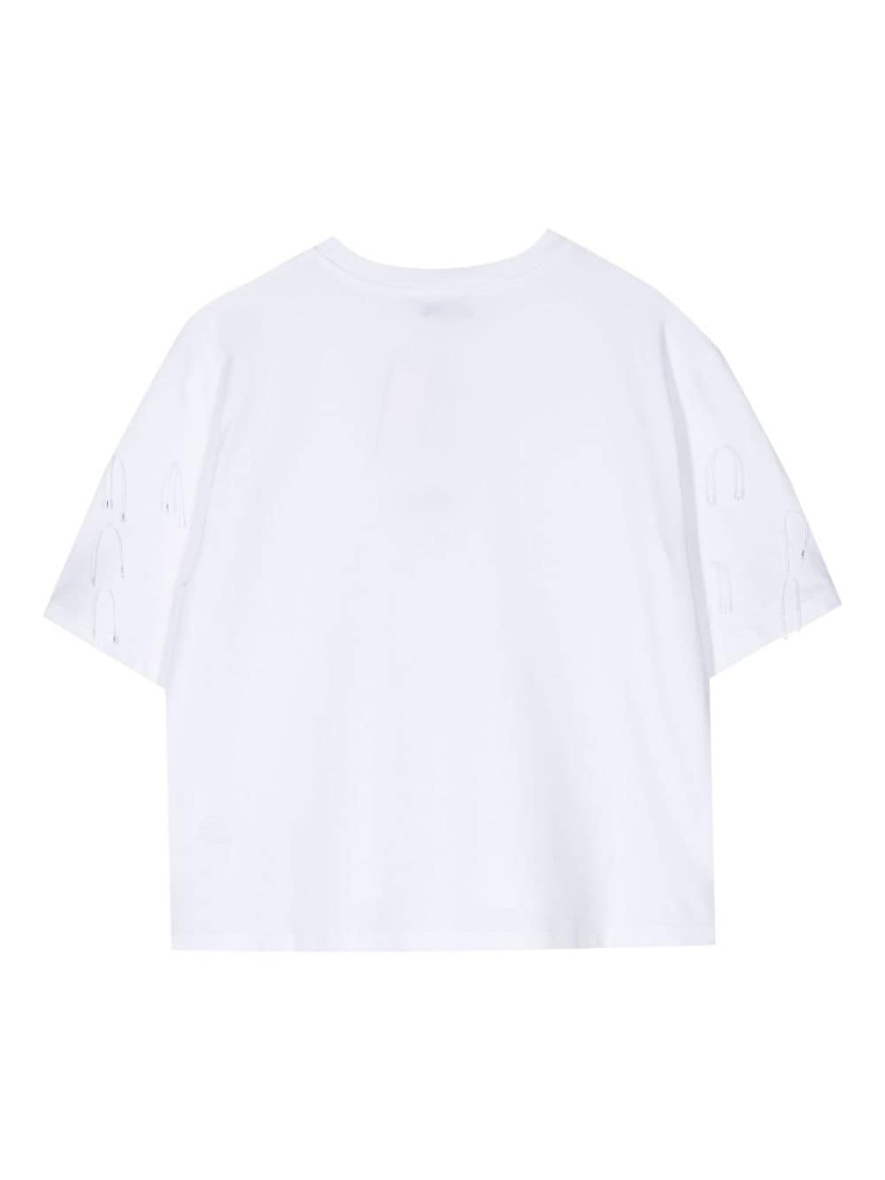 Amaru string-embellished T-shirt - 2