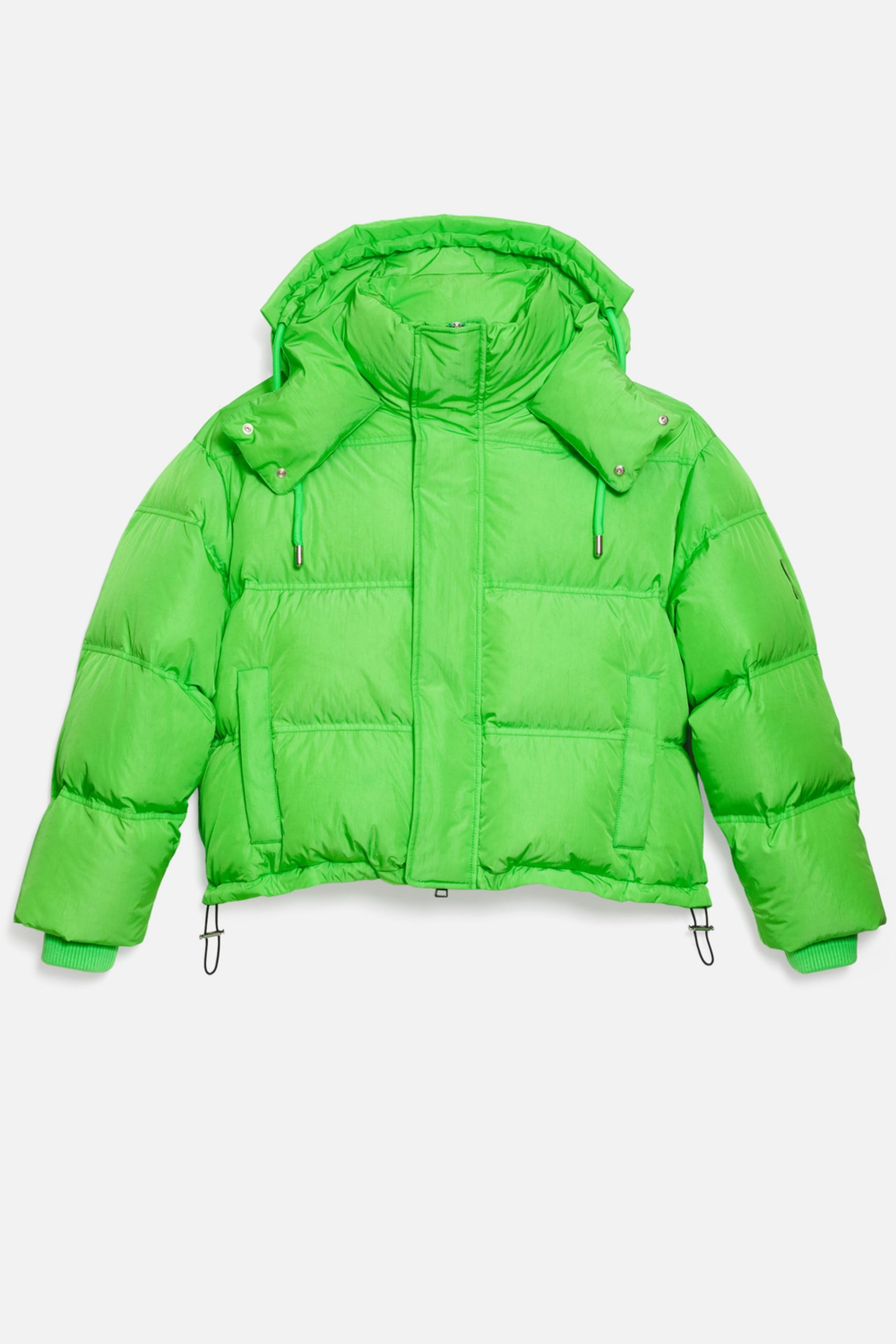 AMI Paris AMI de Coeur Patch Down Jacket Green