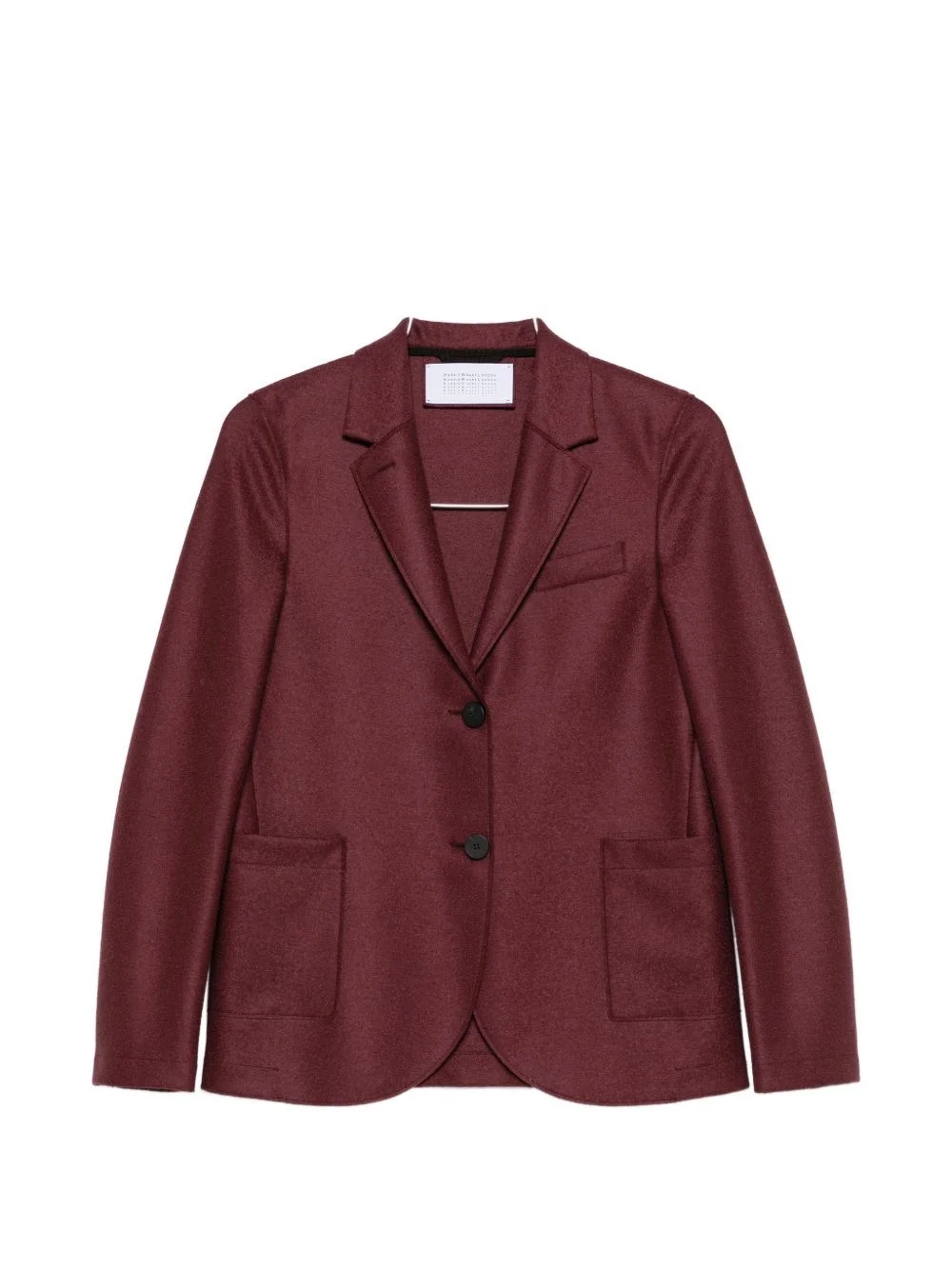 Wool single-breasted blazer jacket - 1