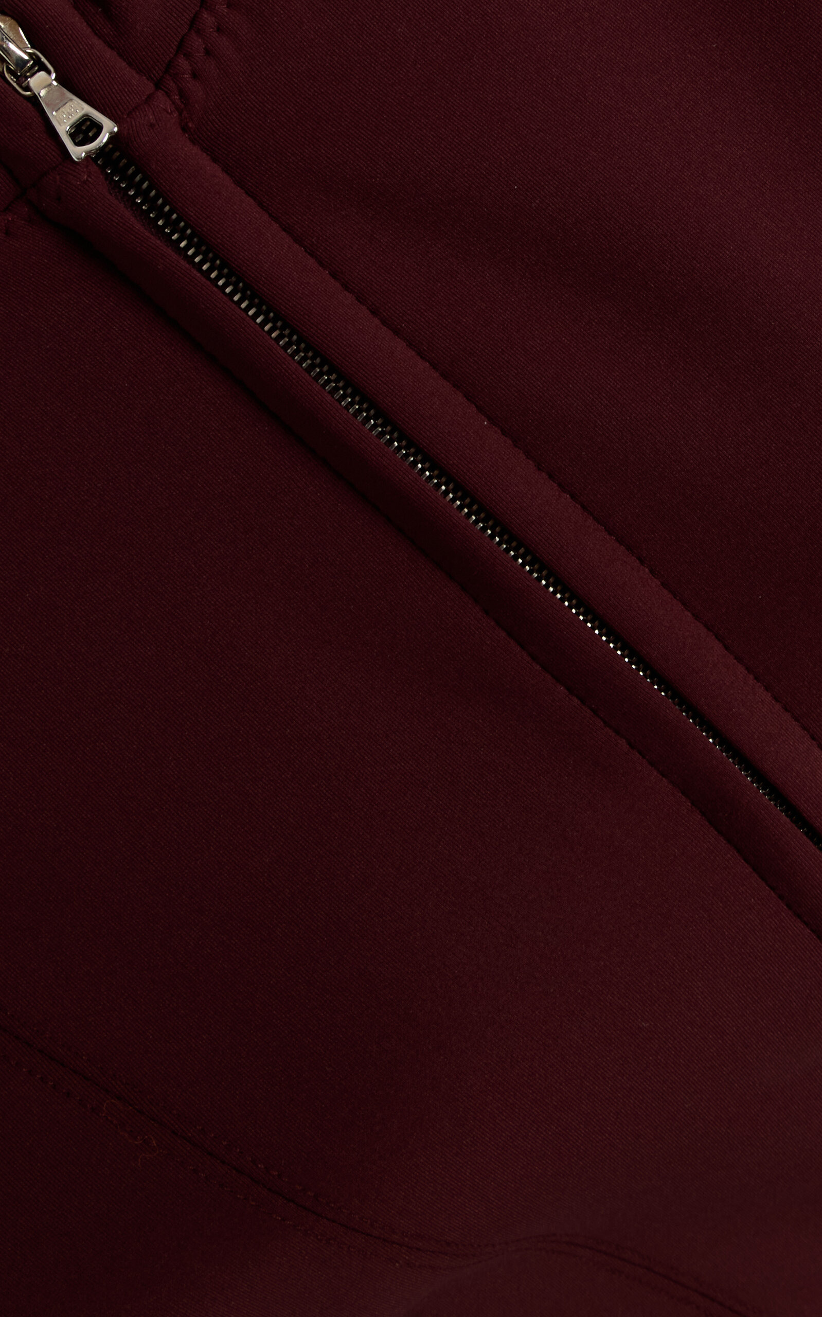 Ansel Zip Front Mini Dress burgundy - 4