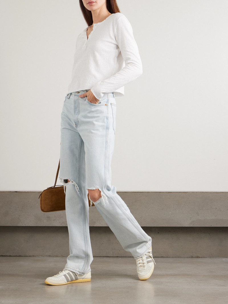 JAMES PERSE Cotton-jersey Henley Top outlook
