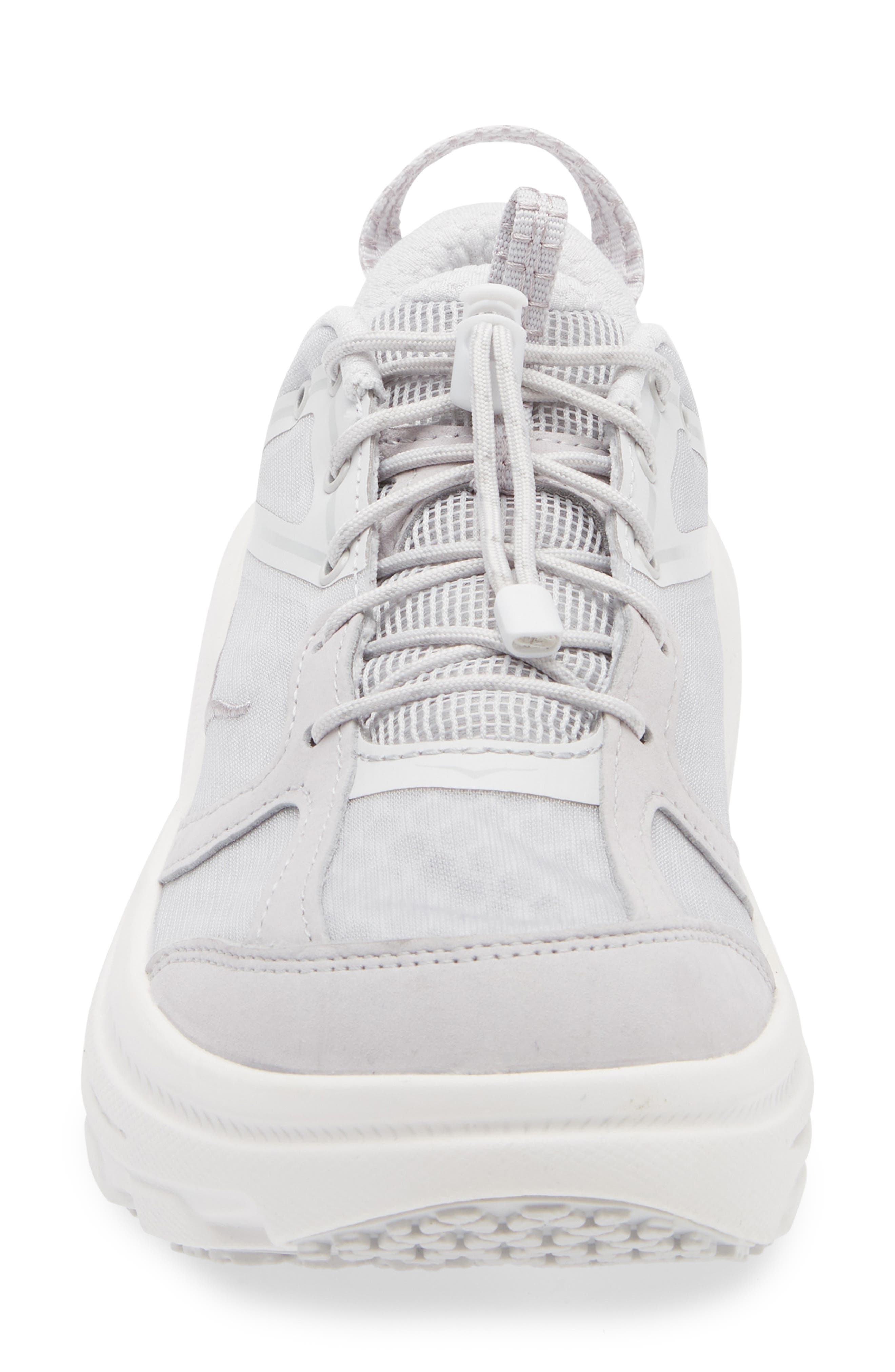 HOKA Gender Inclusive Bondi 9 Running Shoe in Cosmic Grey /White at Nordstrom - 4