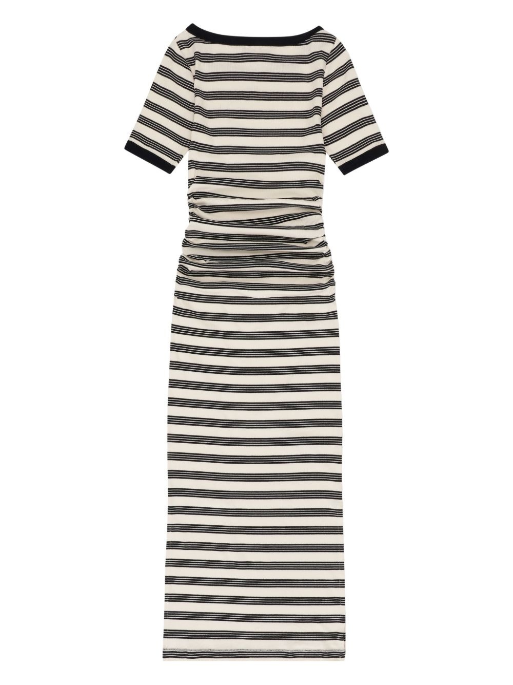 striped T-shirt dress - 6