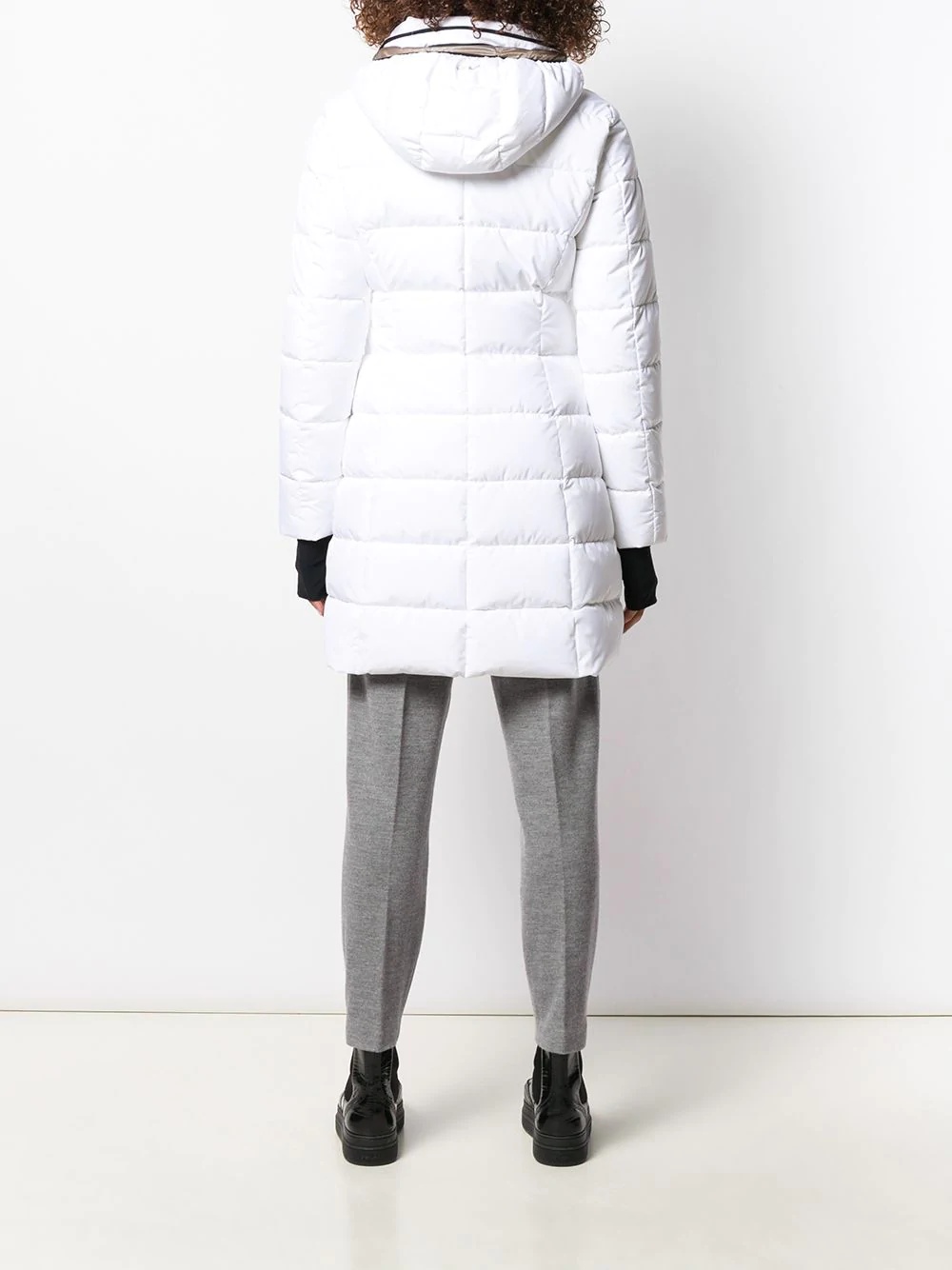 mid-length puffer jacket - 4