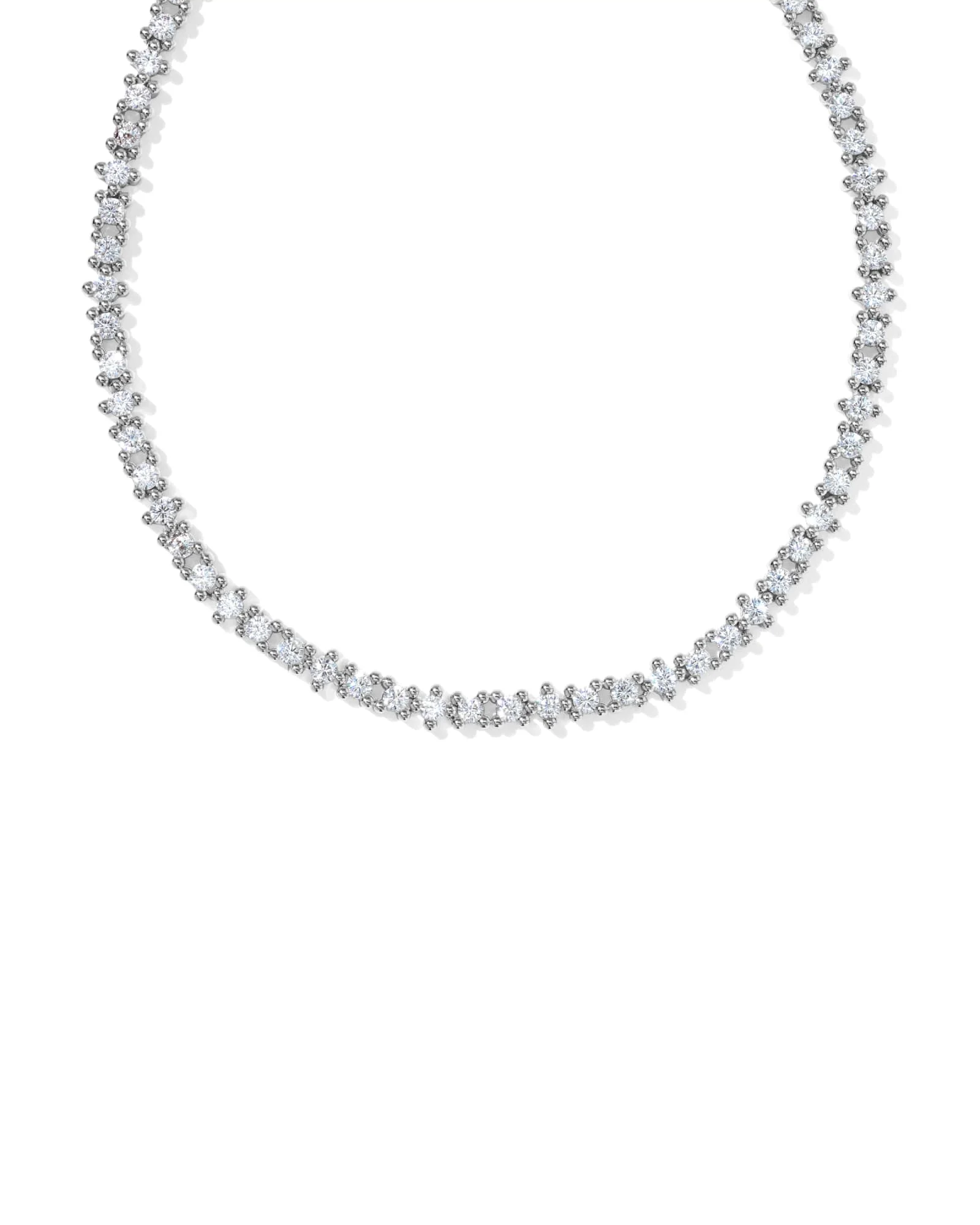Fate Silver Tennis Necklace - 1
