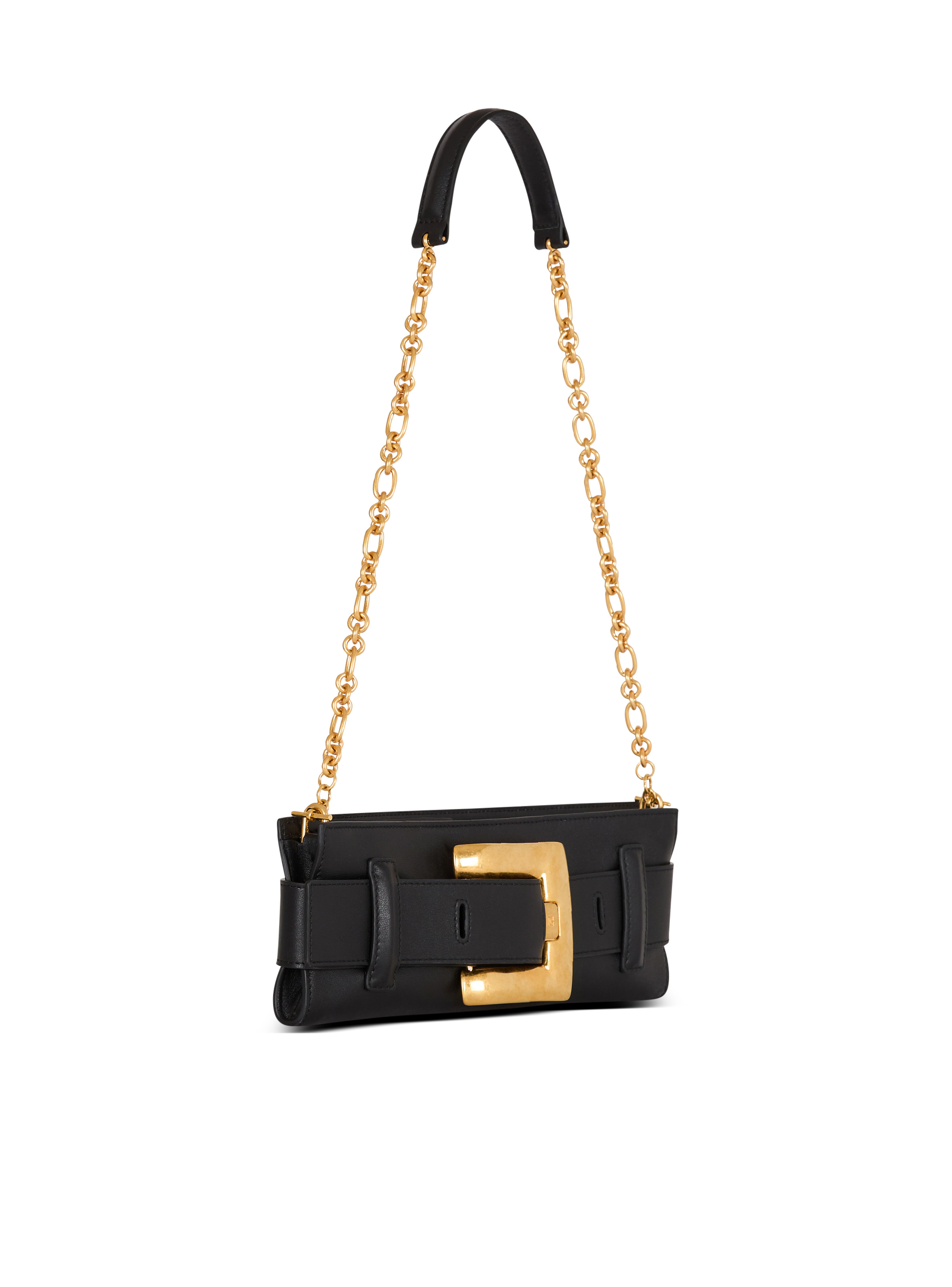Anthem calfskin leather clutch - 3