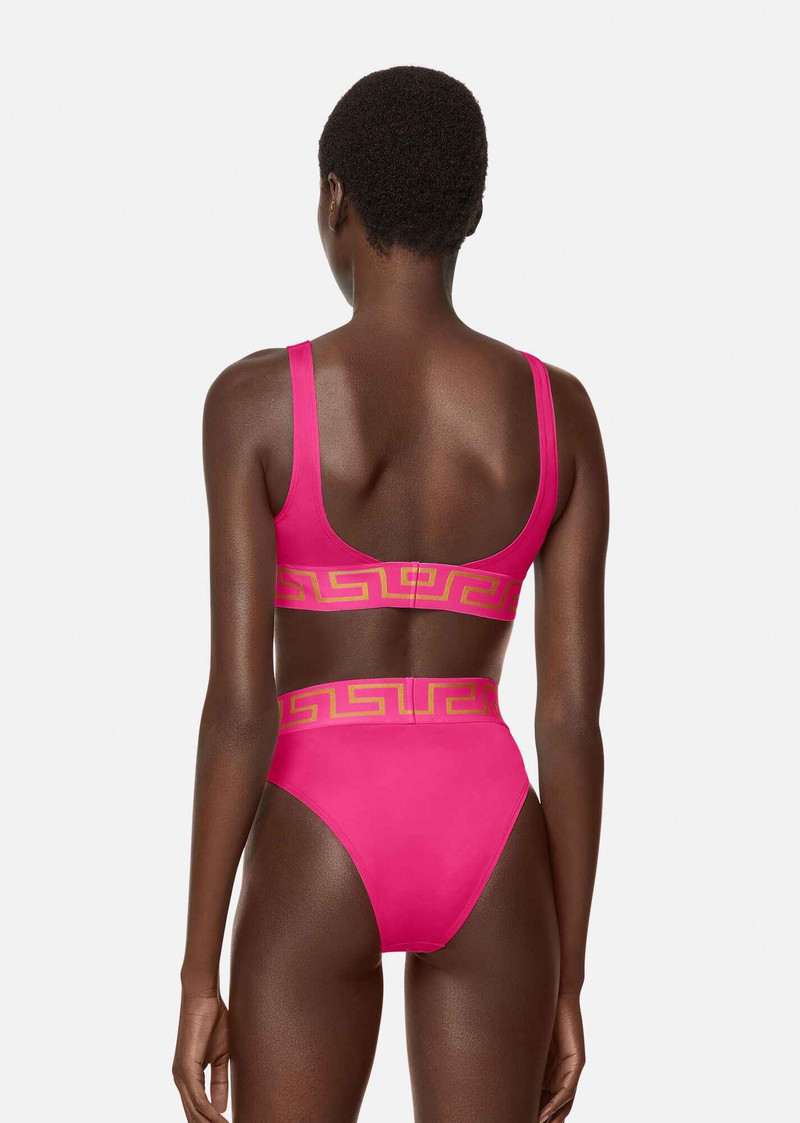 Greca Border Triangle Bikini Top 3