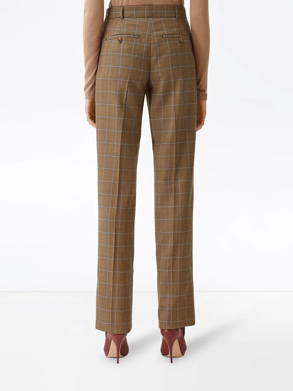 Prince of Wales check tailored trousers - 4