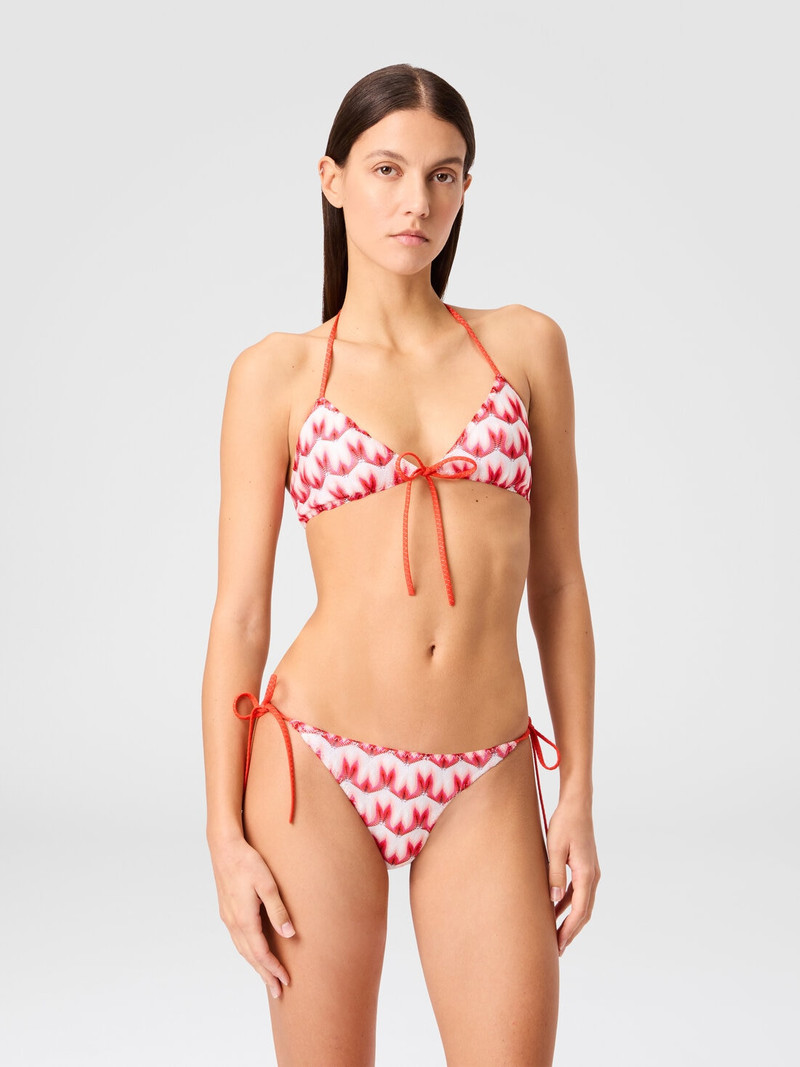 Missoni Triangle bikini in viscose with floral motif outlook