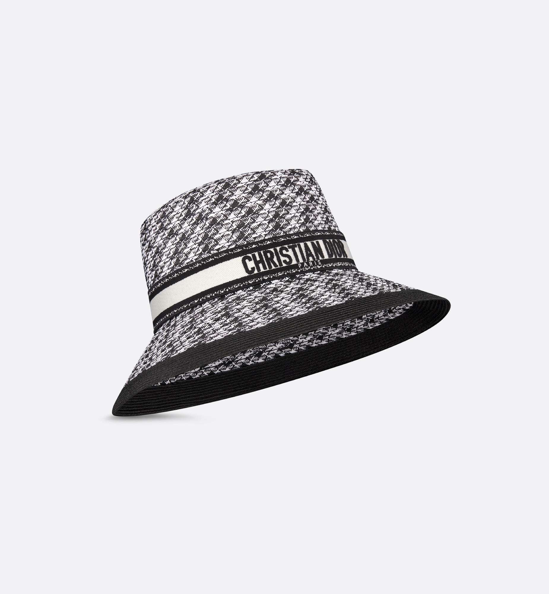 D-Bobby Houndstooth Large Brim Hat - 3