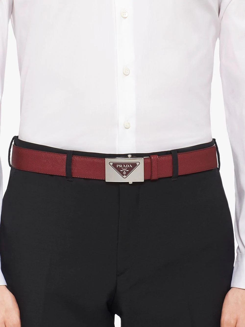 triangle logo belt - 3