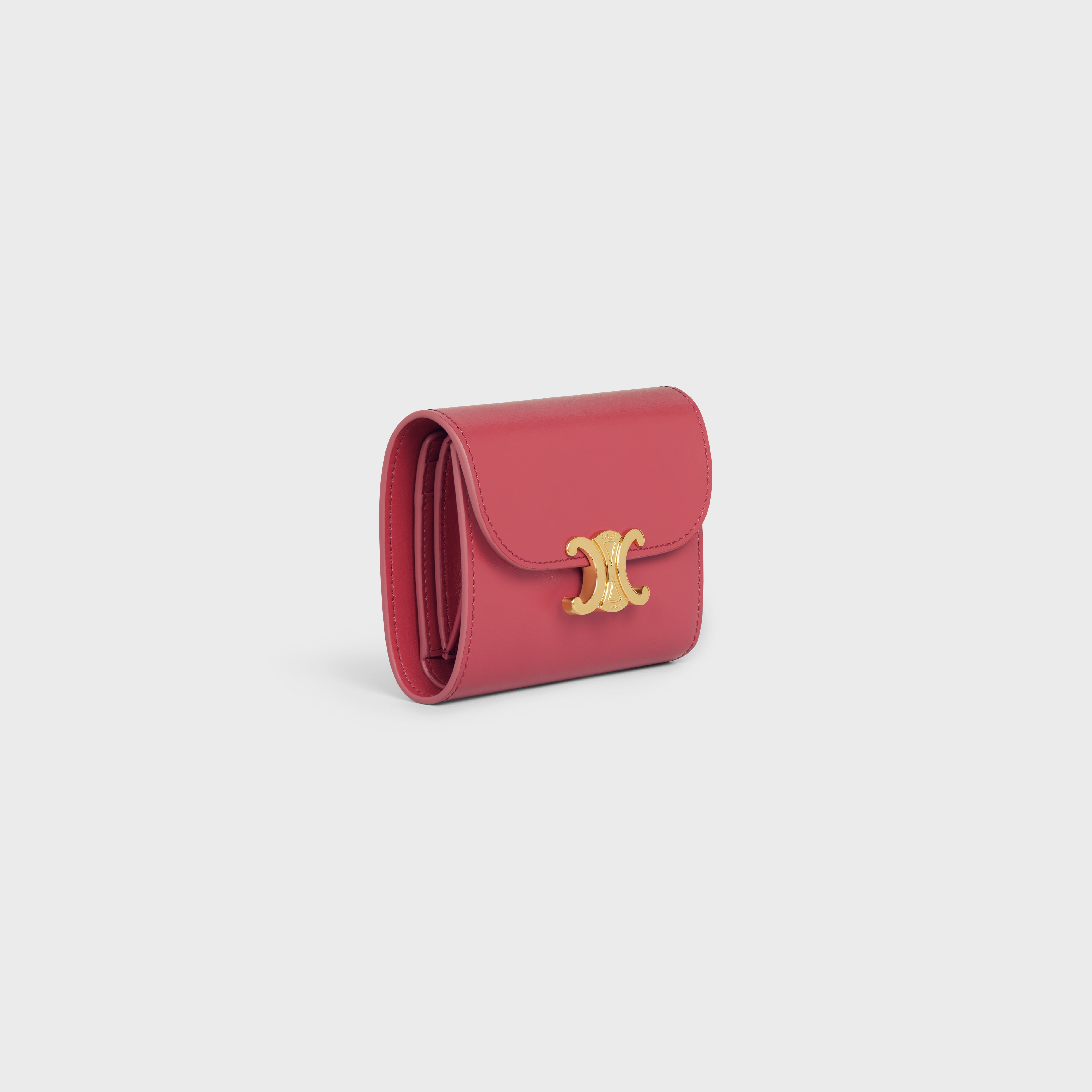 Small Wallet TRIOMPHE in Shiny calfskin - 2