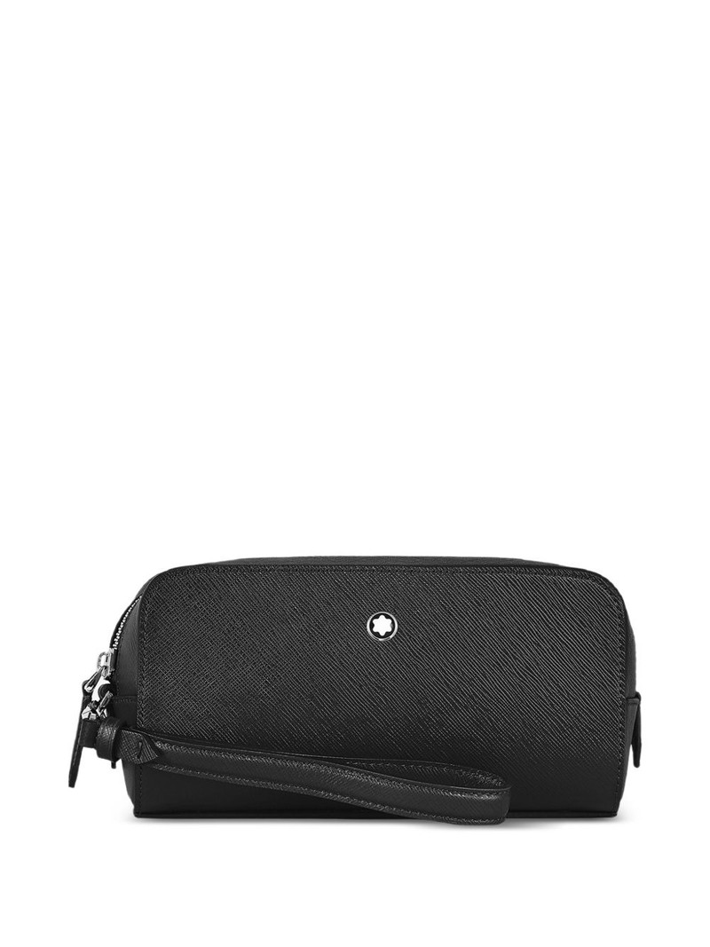 embossed ring leather shoulder bag 1