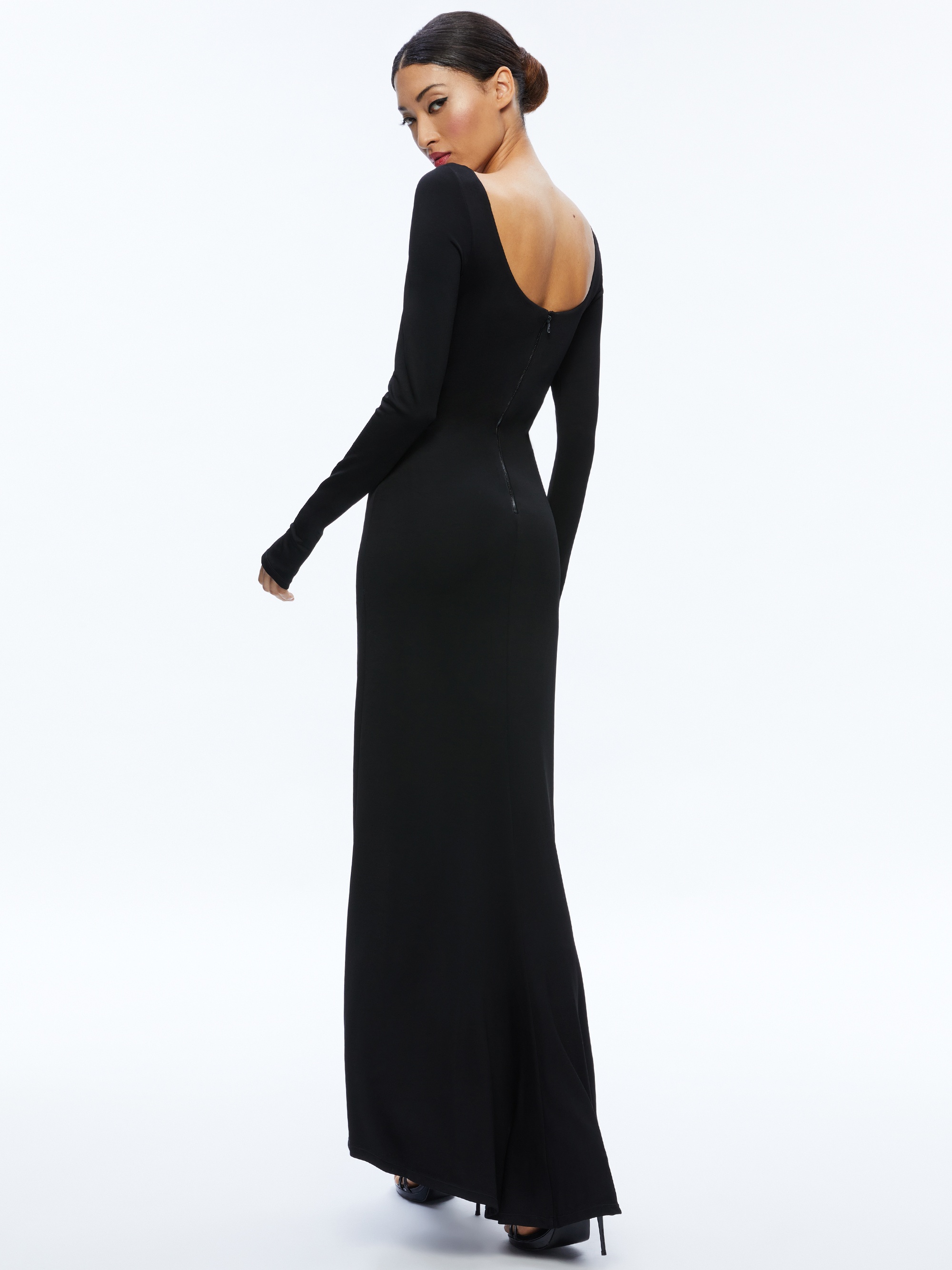 KALENA SCOOP NECK CUTOUT MAXI DRESS - 2