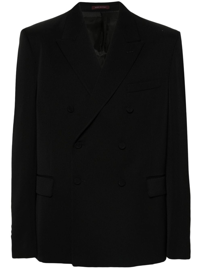 double-breasted wool blazer 1