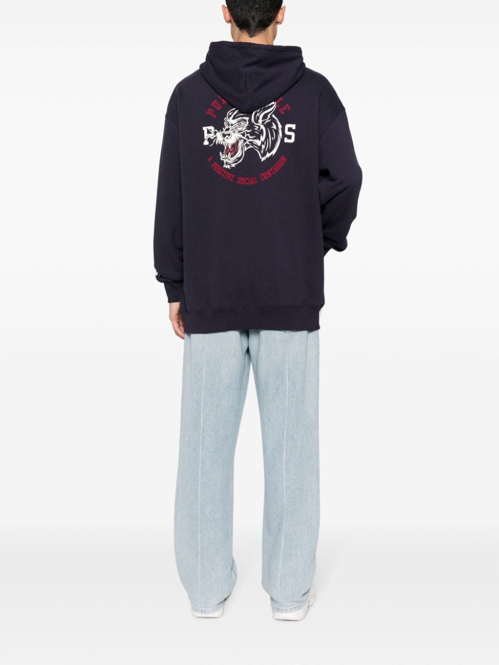 x Staple East West Ivy cotton hoodie - 2