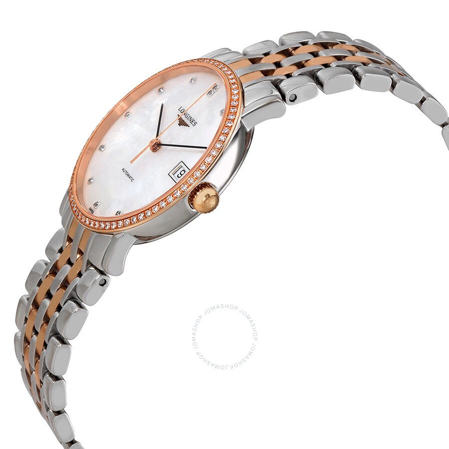 Longines Elegant Automatic Mother of Pearl Dial Ladies Watch L48095887 - 2