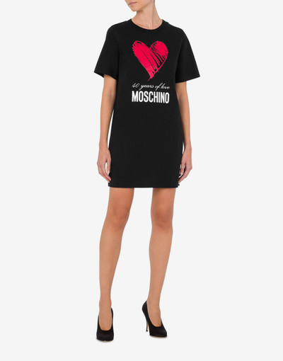 Moschino 40 YEARS OF LOVE JERSEY DRESS outlook