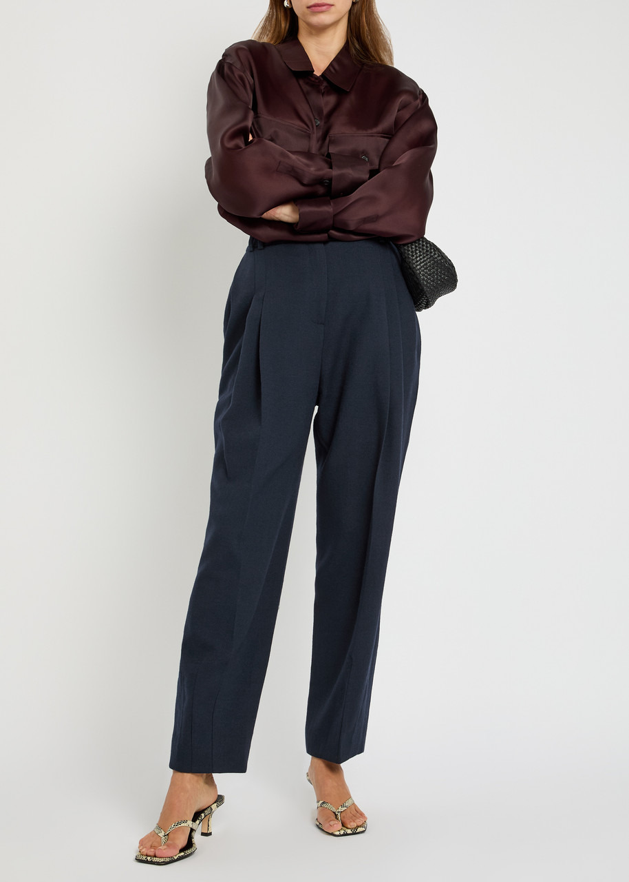 Tove Robena Pleated Wool Trousers - 4